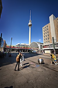 tv tower in the background