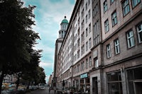 a tall building with a clock tower